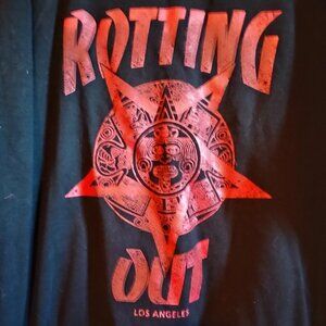 Men's Black Vintage XXL Pentagram Skateboarding Sweatshirt Defiant Youth Merch